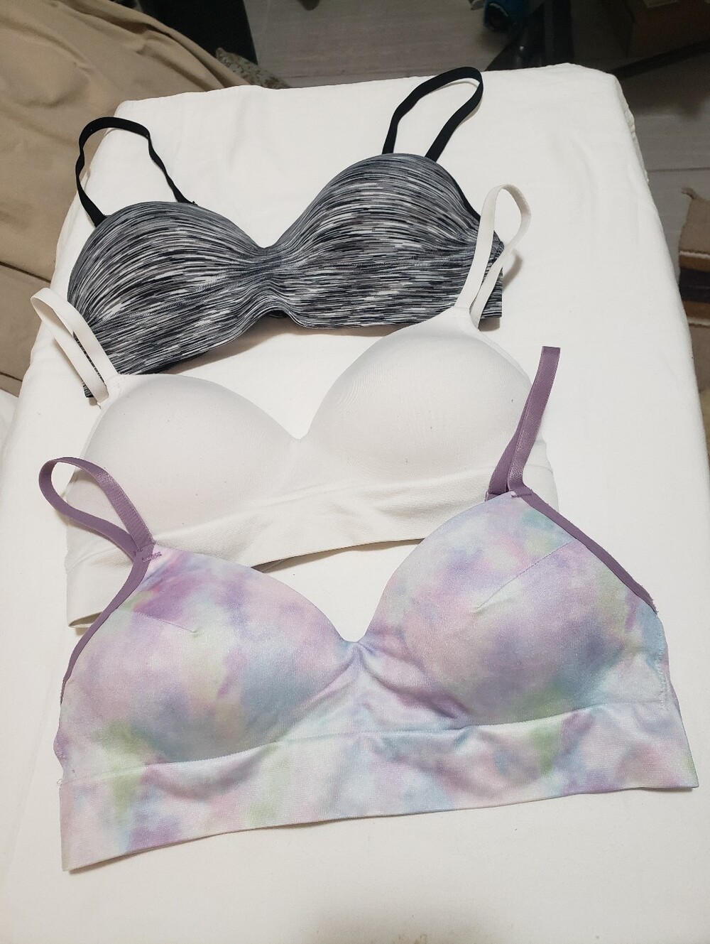 3 Tee Shirt Bras Sm - Picture 2 of 10